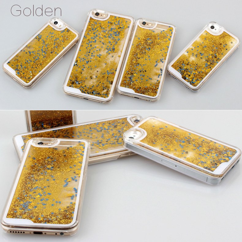 Golden Glitter iPhone Case
