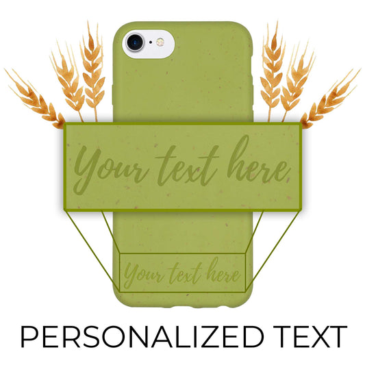 Biodegradable Personalized Phone Case - Apple Green