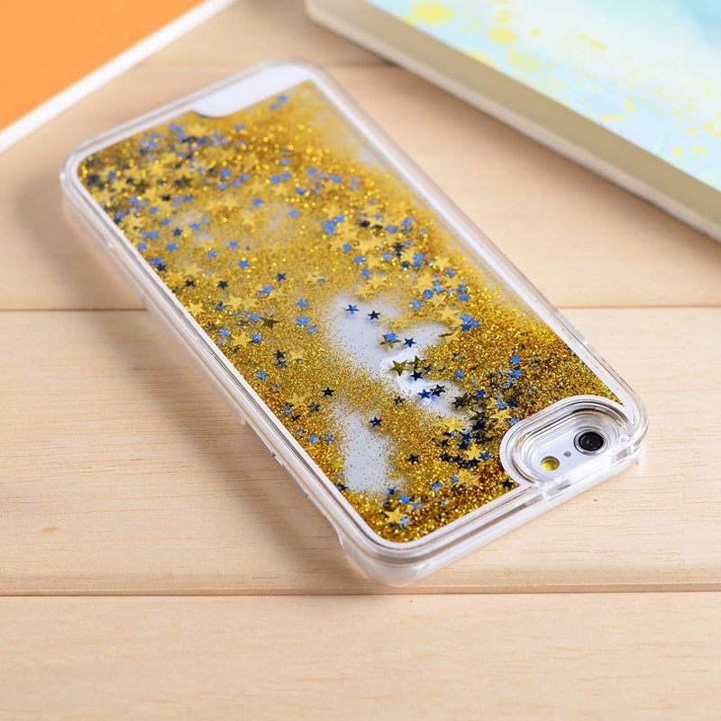 Golden Glitter iPhone Case