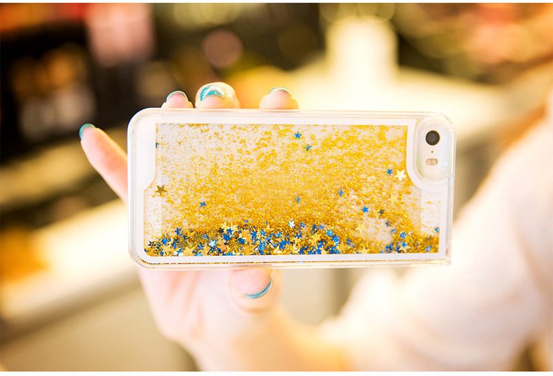Golden Glitter iPhone Case