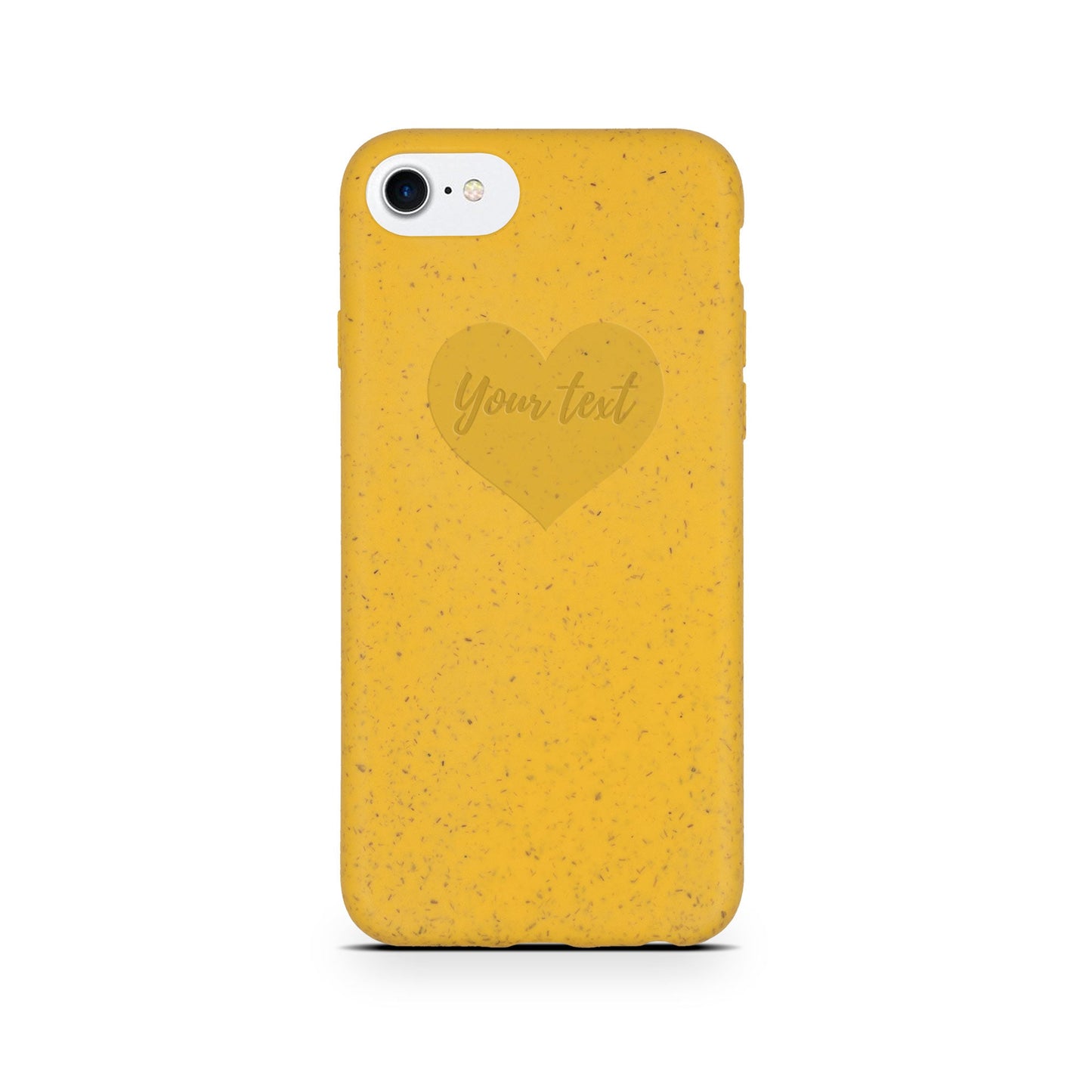 Biodegradable Personalized Phone Case - Yellow