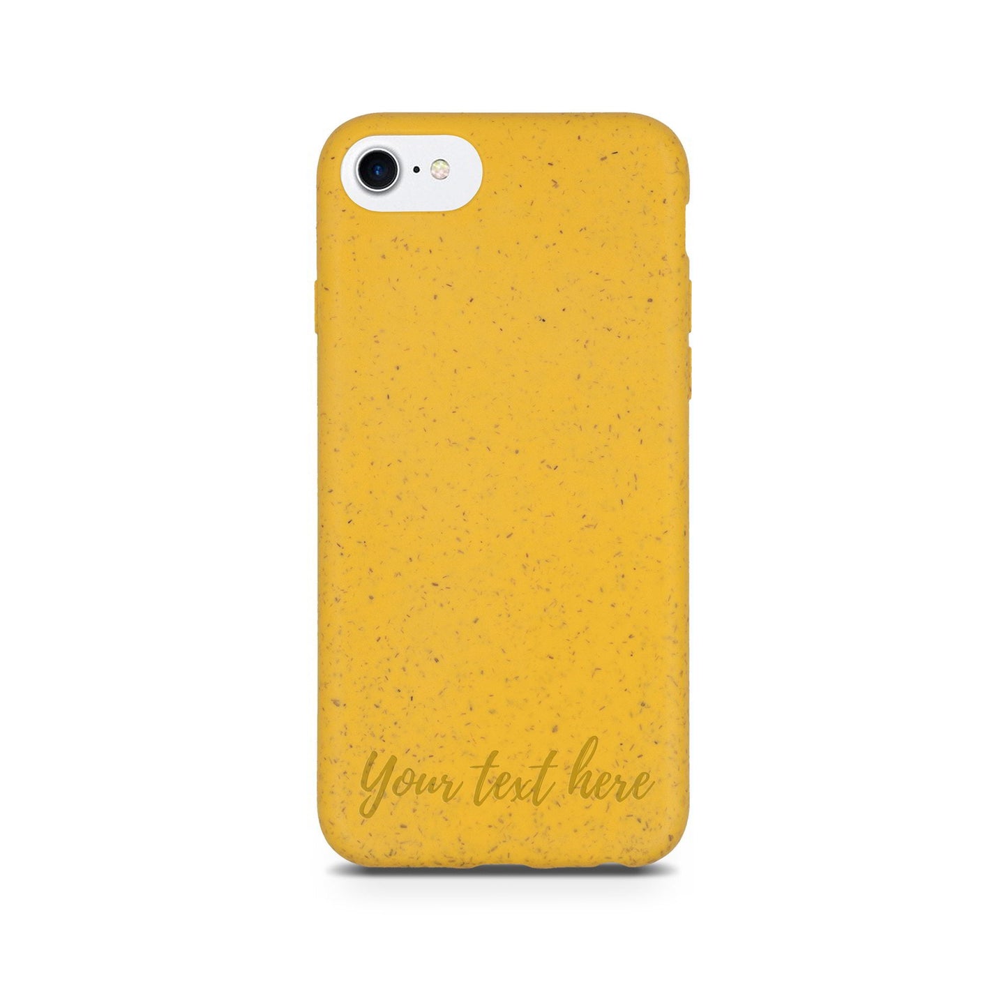 Biodegradable Personalized Phone Case - Yellow