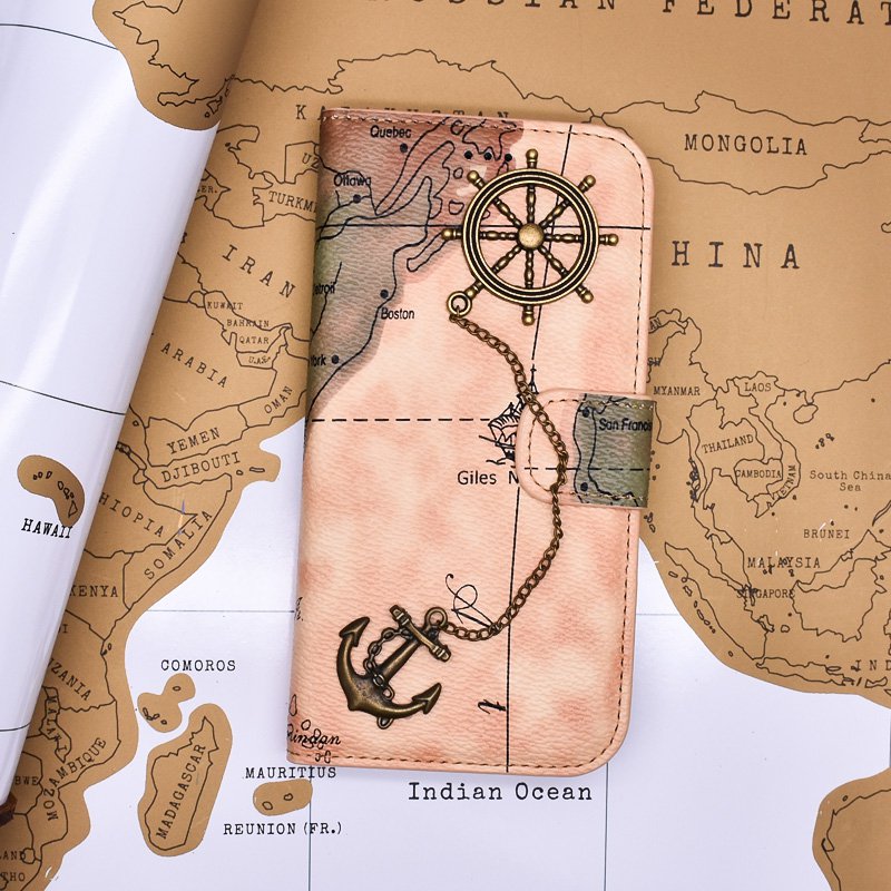 Anchor and Rudder iPhone Wallet Case